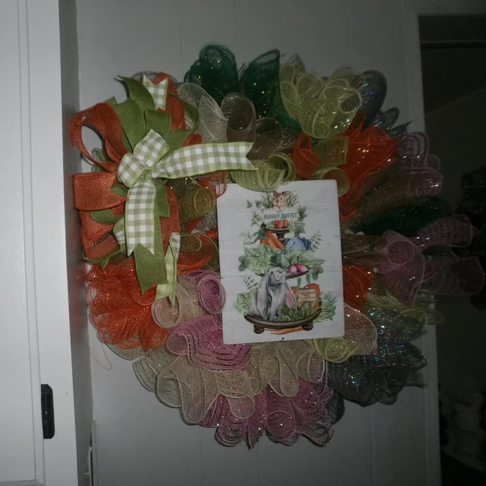 Easter Bunny Buffet wreath 24